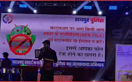 रेंजसाइबर अपराध से बचाव हेतु  रायपुर में अवेयरनेस प्रोग्राम  - रेंज साइबर पुलिस थाना रायपुर का विगत 4 माह की  कार्यवाही एवं परिलक्षित ट्रेंड