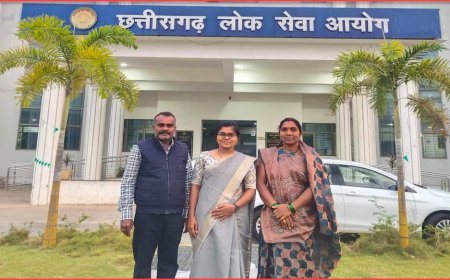 छत्तीसगढ़ लोक सेवा आयोग (CGPSC) ने राज्य सेवा परीक्षा-2023 का परिणाम - गांव की बेटी किरण राजपूत ने हासिल किया चौथा स्थान