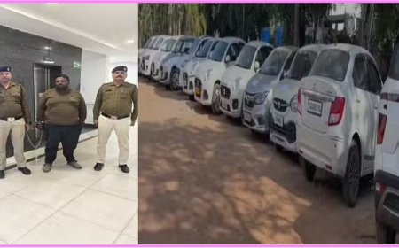 23 चारपहिया वाहन जब्त , महंगे वाहनों को किराये में लेकर दूसरे को बेचने वाला आरोपी गिरफ्तार