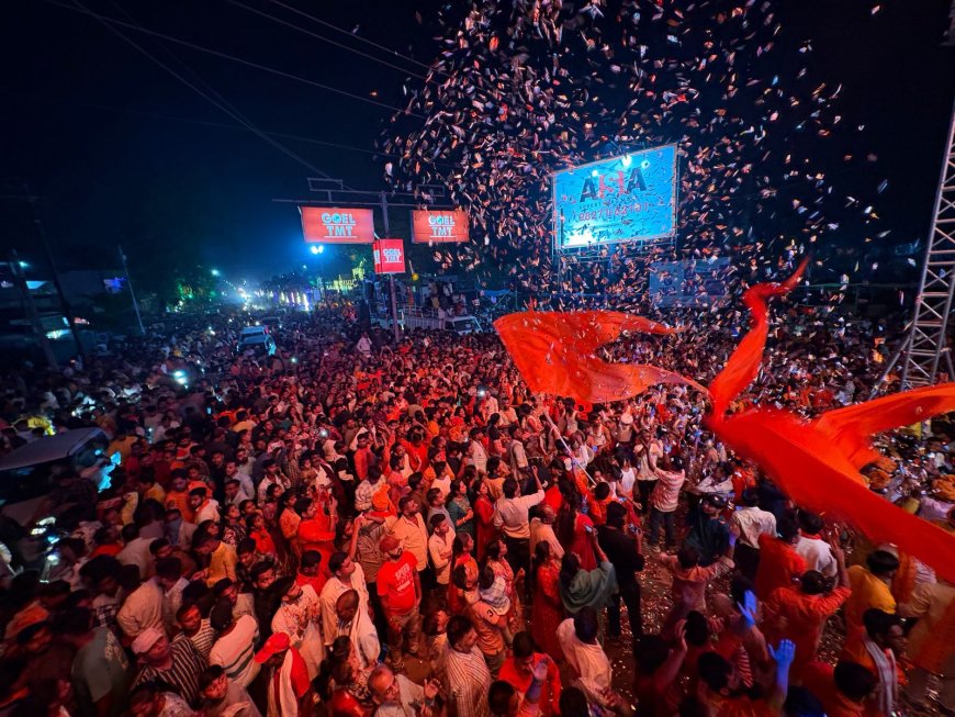 हिंदू नव वर्ष के उपलक्ष्य में कोरबा में भव्य शोभा यात्रा आयोजित