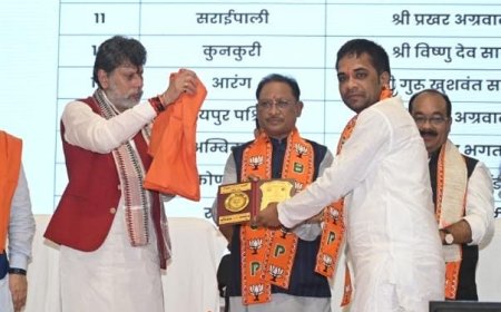बसंत अग्रवाल का उत्कृष्ट प्रदर्शन, लगभग 13000 नए सदस्य जोड़ने पर सीएम साय ने किया "सदस्यता रत्न" से सम्मानित