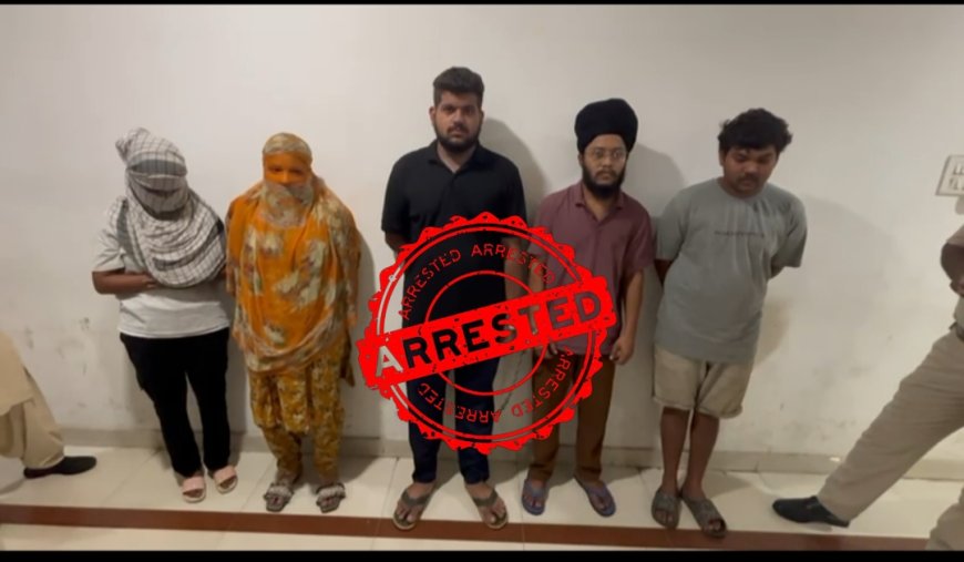 रायपुर में नशे पर बड़ी कार्रवाई: 2 युवतियों समेत 5 आरोपी गिरफ्तार, 27.88 लाख की हेरोइन जब्त