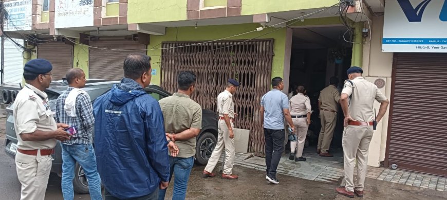 रायपुर: कबीर नगर क्षेत्र में तड़के सुबह 5 बजे 100 सदस्यीय पुलिस टीम की बड़ी छापेमार कार्रवाई