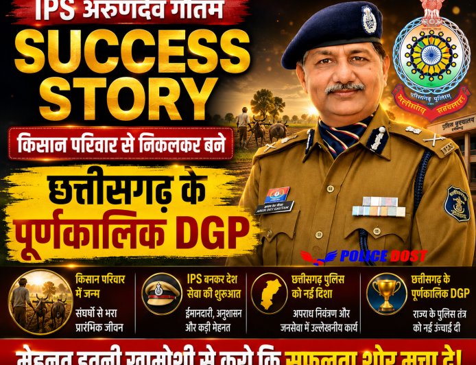 IPS अरुणदेव गौतम Success Story: किसान परिवार से निकलकर बने छत्तीसगढ़ के पूर्णकालिक DGP, जानिए संघर्ष से सफलता तक का सफर