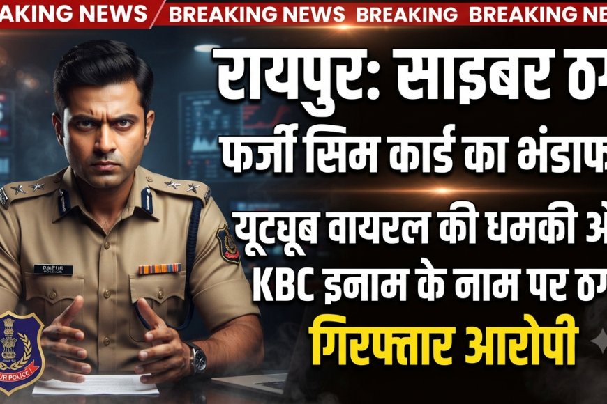 साइबर ठगी में इस्तेमाल हुए फर्जी सिम कार्ड: यूट्यूब वीडियो वायरल करने की धमकी और KBC इनाम के नाम पर ठगी